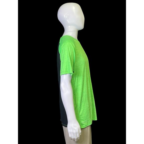 Russell Training Fit Dri-Power 360 Lime Green Athletic Shirt Men's Size Large - Picture 4 of 9